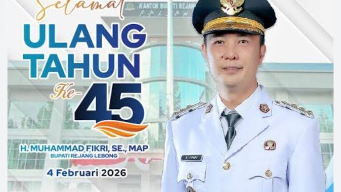 Bupati Rejang Lebong Muhammad Fikri Thobari. 