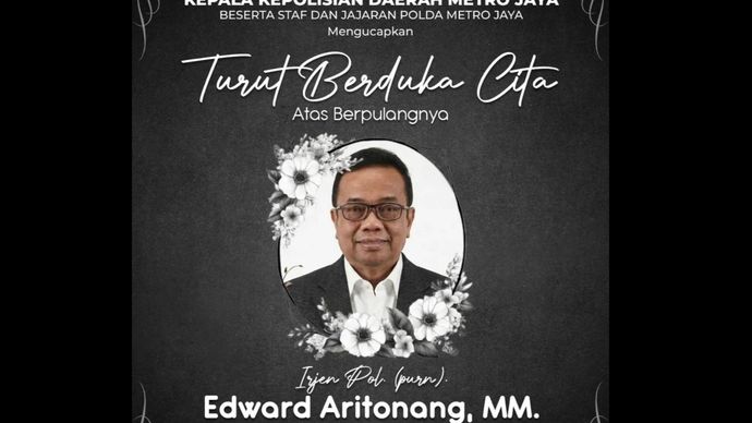 Irjen (Purn) Edward Aritonang. 