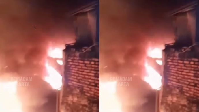 Kebakaran dilaporkan terjadi pada bangunan ruko yang berlokasi di Jalan Tanah Sereal, Tanah Sereal, Tambora, Jakarta Barat.