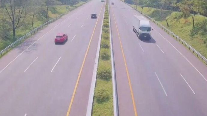 Pantauan arus lalu lintas Tol Cipali pada Senin pagi. ANTARA/HO-Astra Tol Cipali
