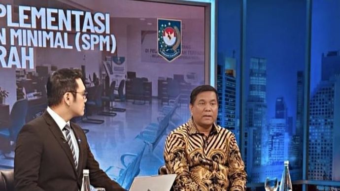 Rektor Institut Pemerintahan Dalam Negeri (IPDN), Dr. Halilul Khairi&nbsp;M.Si., saat diskusi di Jakarta, Jumat (13/3/2026). (Foto: Istimewa)