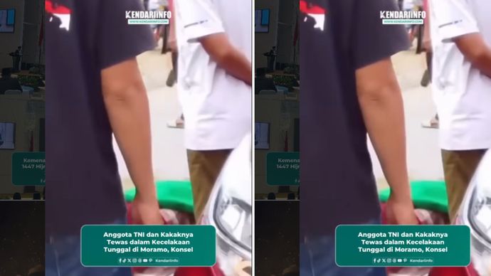 Peristiwa ini melibatkan satu unit sepeda motor Honda Scoopy warna hitam dengan nomor polisi DT 2697 OG yang dikendarai seorang anggota TNI AL berinisial MAS (19) bersama kakaknya inisial MM (22) yang merupakan pegawai kontrak di RS Dr. Ismoyo.