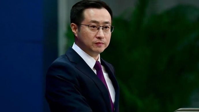 Arsip foto - Juru bicara Kementerian Luar Negeri China, Lin Jian. /ANTARA/Anadolu/py.