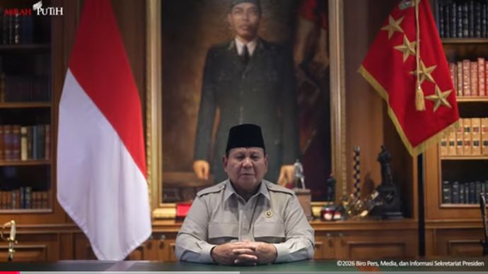 Presiden Prabowo Subianto menyampaikan ucapan selamat Hari Raya Idulfitri 1447 Hijriah kepada seluruh masyarakat Indonesia