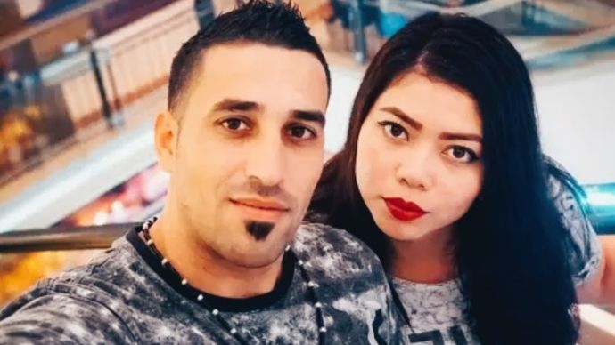 Cucu Mpok Nori, Dewhinta Anggary dan eks suami siri, Rashad Fouad Tareq Jameel alias Fuad.