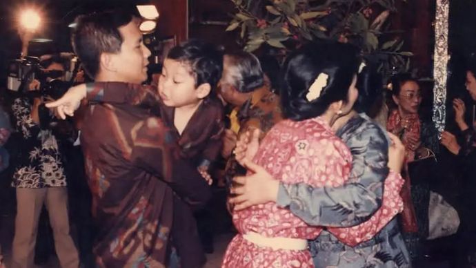 Prabowo membagikan sejumlah foto kebersamaan dengan Didit serta Siti Hediati Soeharto