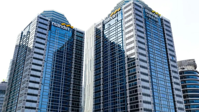 Ilustrasi - kantor pusat Bank Mandiri