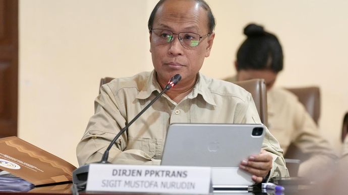 Direktur Jenderal Pembangunan dan Pengembangan Kawasan Transmigrasi (PPKTrans), Kementerian Transmigrasi, Sigit Mustofa Nurudin. 