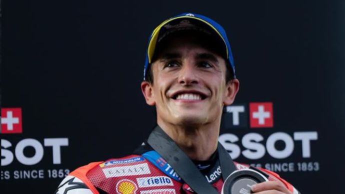 Pembalap Ducati Lenovo Marc Marquez