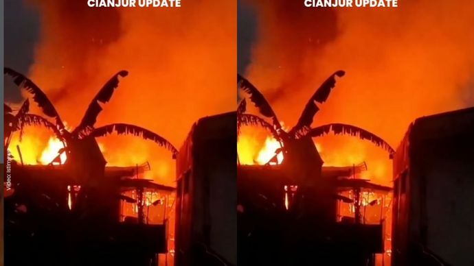 Sebuah musibah kebakaran menimpa satu unit rumah di Kampung Pasekon, Desa Cipanas, Kecamatan Cipanas, Kabupaten Cianjur, pada Sabtu pagi (28/3/2026).