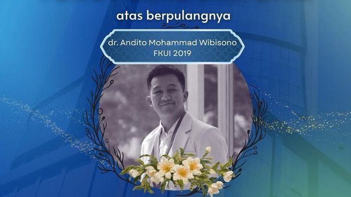 Dokter muda lulusan UI yang meninggal dunia diduga karena penyakit campak. 