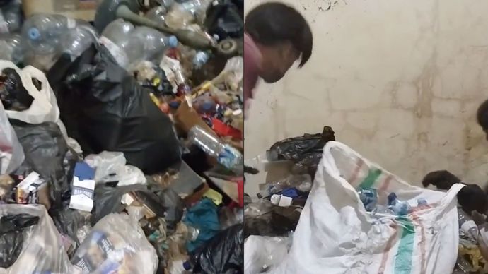 Viral Kontrakan Penuh Sampah