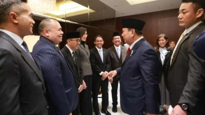 Menteri Komunikasi dan Digital Meutya Hafid ikut mendampingi Presiden Prabowo Subianto dalam kunjungan ke Jepang. (ANTARA/HO-Kementerian Komunikasi dan Digital)