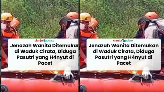 Penemuan jenazah seorang wanita di Waduk Cirata, Kampung Babakan Gelar, Desa Kamurang, Kecamatan Cikalongkulon, Kabupaten Cianjur, Senin (30/3/2026), diduga merupakan lanjutan dari peristiwa kecelakaan lalu lintas tunggal sepeda motor yang terjadi di Jalan Raya Cipanas-Puncak, Desa Cipendawa, sehari sebelumnya.