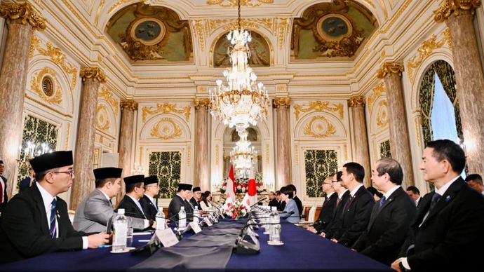 Prabowo Subianto dan Perdana Menteri (PM) Jepang Sanae Takaichi