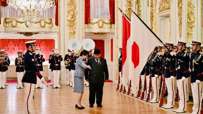 Prabowo Subianto dan Perdana Menteri (PM) Jepang Sanae Takaichi