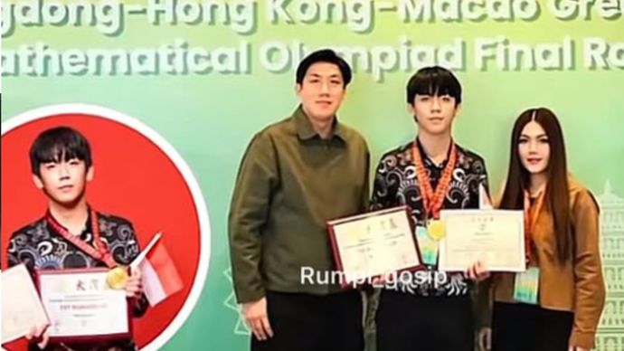 Hugo Maxwell lago, murid kelas 3 SMP Kristen Petra 1 Surabaya, berhasil meraih 1st Runner-Up dan Gold Medal pada Big Bay Bei (BBB) Final Round 2026 - Guangdong-Hong Kong-Macao Greater Bay Area Mathematical Olympiad.