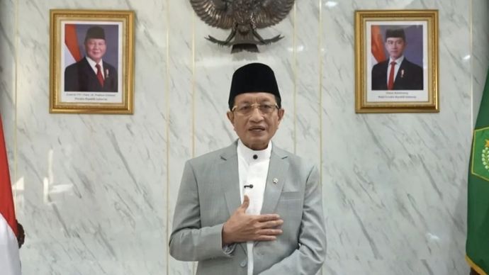 Menteri Agama Nasaruddin Umar. ANTARA/HO-Kemenag