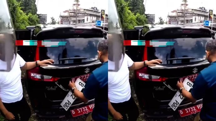 Mobil Dinas Pemprov DKI Jakarta Ganti Plat Nomer