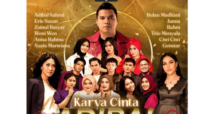Adibal Sahrul Gandeng Erie Suzan hingga Nazia Marwiana dalam Album Kompilasi &lsquo;Karya Cinta&rsquo;  