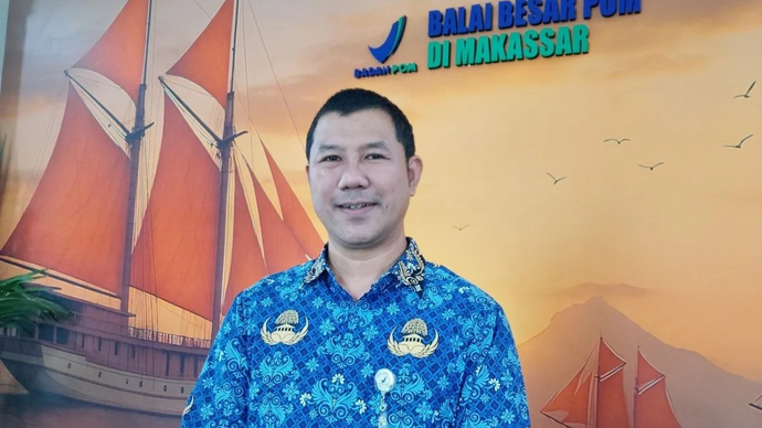 Kepala Balai Besar Pengawas Obat dan Makanan (BBPOM) Makassar Yosef Dwi Irwan. ANTARA/ Suriani Mappong