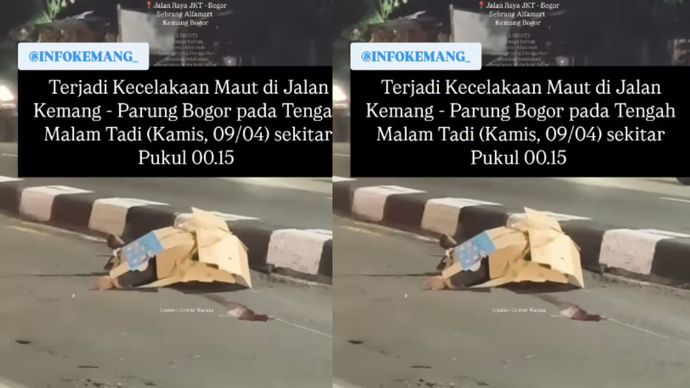 Innalillahi wa inna ilaihi rajiun, Terjadi lakalantas yang menyebabkan pengguna jalan MD di tempat. Waktu kejadian sekitar pukul 00.15 tengah malam tadi (Kamis, 09/04).