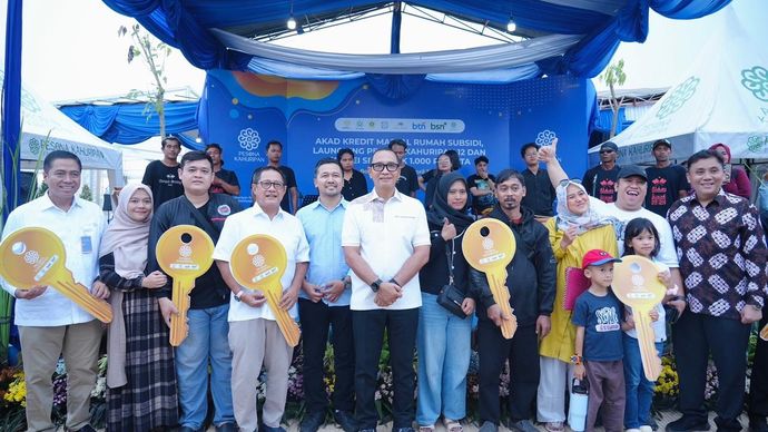 Sekretaris BNPP RI Dorong Hunian Layak melalui Program Gentengisasi-Akad Massal Rumah Subsidi.