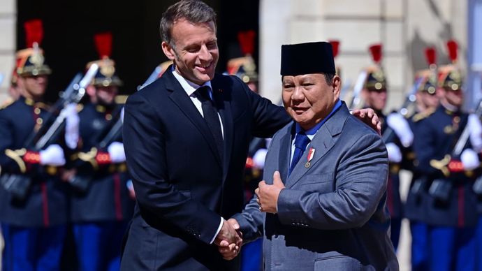 Presiden Republik Indonesia Prabowo Subianto melanjutkan rangkaian diplomasi strategisnya dengan melakukan pertemuan bersama Presiden Republik Prancis Emmanuel Macron