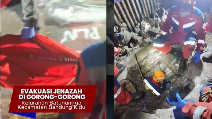 Penemuan mayat di dalam gorong-gorong