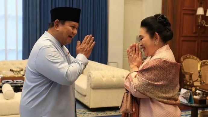 Prabowo Ucapankan Ulang Tahun untuk Titiek Soeharto Dari Paris