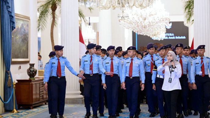 Istana untuk Anak Sekolah, Siswa Taruna Nusantara dapat Pembekalan tentang Kepemimpinan dan Cita-Cita