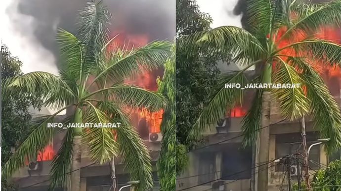 Jumat siang (17/04) sekitar pukul 11.10 WIB, kebakaran dilaporkan terjadi di Asrama Polri kawasan Kalideres, Jakarta Barat.