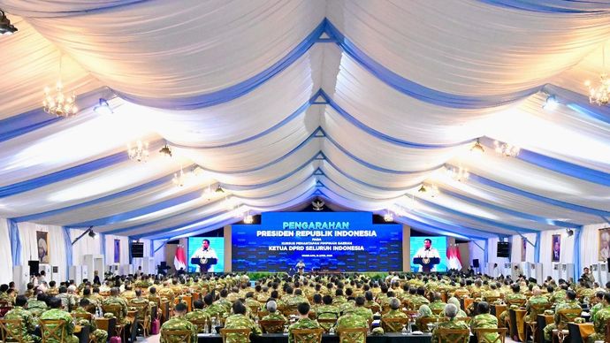 Prabowo Sampaikan Pengarahan pada Ketua DPRD Seluruh Indonesia