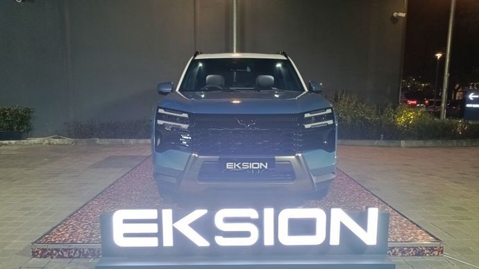 Wuling Eksion mengusung teknologi modern dan desain futuristik. (Foto: Adiantoro/NTV) 