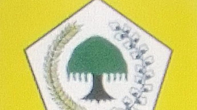 Logo Partai Golkar. ANTARA/Daniel Leonard