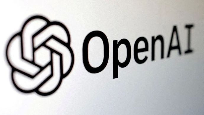 Ilustrasi - Logo OpenAI. (REUTERS/Dado Ruvic)