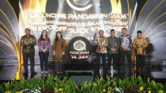 Peluncuran Program Quick Wins oleh Direksi baru BPJS Kesehatan periode 2026&ndash;2031.