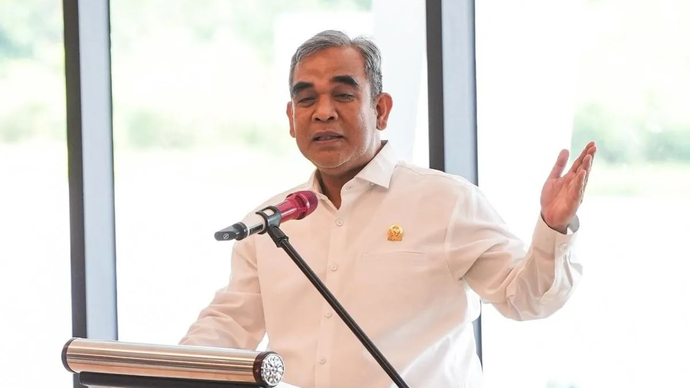 Ketua MPR RI Ahmad Muzani saat mengunjungi Ibu Kota Nusantara, Kalimantan Timur. ANTARA/HO-MPR RI