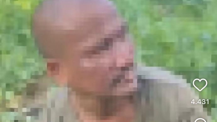 Pelaku yang hendak memperkosa siswi SMP di Kota Kendari, Sulawesi Tenggara. 