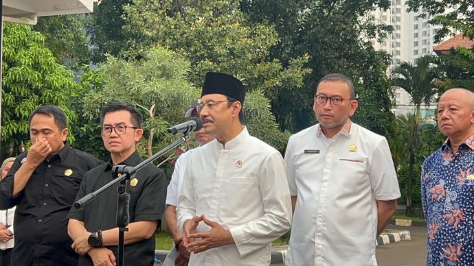 Menteri Sosial Saifullah Yusuf atau Gus Ipul meninjau langsung salah satu titik rintisan Sekolah Rakyat (SR)