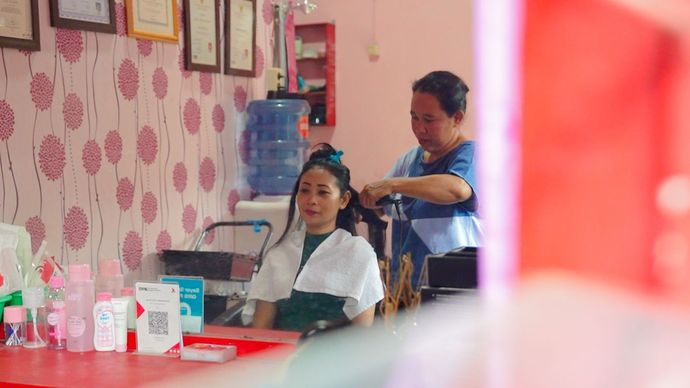 Usaha salon Anastasia Puji Astuti