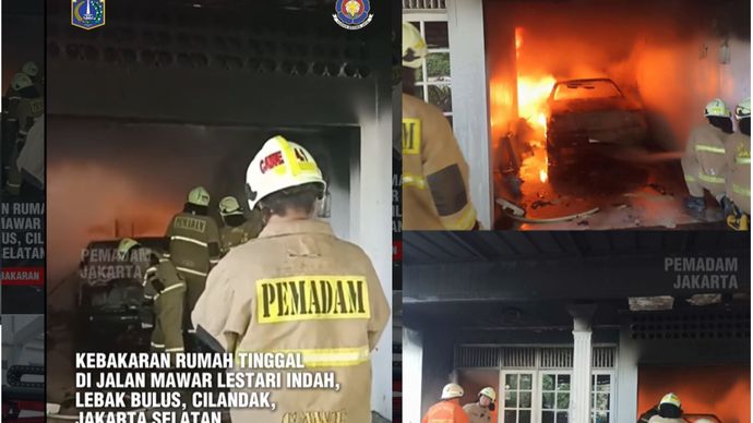 rumah di lebak bulus kebakaran