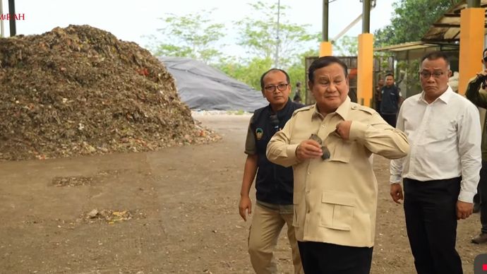 Prabowo Subianto Tinjau TPST BLE Banyumas