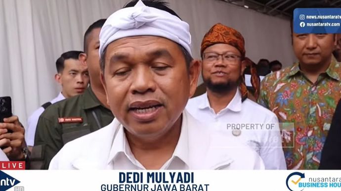 Gubernur Jawa Barat, Dedi Mulyadi.