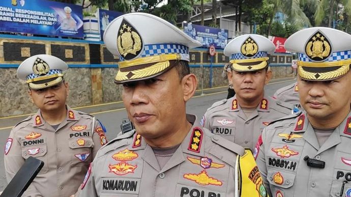 Direktur Lalu Lintas Polda Metro Jaya, Kombes Pol Komarudin. ANTARA/Ilham Kausar/am.
