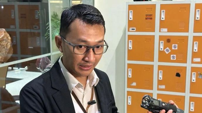 Juru Bicara Komisi Pemberantasan Korupsi Budi Prasetyo memberikan keterangan di Gedung Merah Putih KPK, Jakarta, Rabu (29/4/2026). ANTARA/Rio Feisal