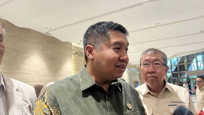 Menteri Perumahan dan Kawasan Permukiman (PKP) Maruarar Sirait memberi keterangan ketika dijumpai di Jakarta, Rabu 29 April 2026. (ANTARA/Putu Indah Savitri)