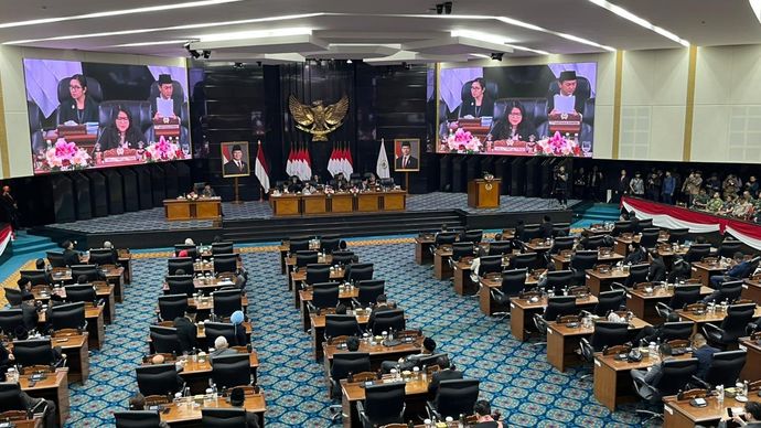 Rapat Paripurna DPRD DKI Jakarta, Kamis, 30 April 2026. 