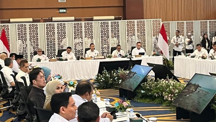 AHY di Kick-Off Meeting Infrastruktur Perlindungan Pesisir Pantura Jawa Terpadu.