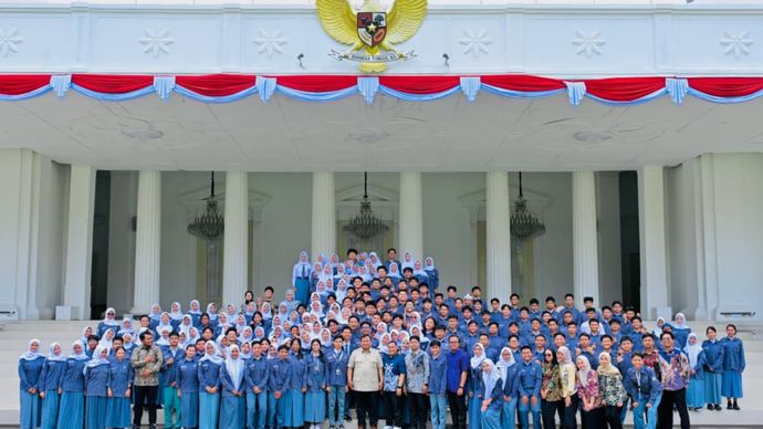Forum OSIS Jawa Barat (FOJB) di Istana Kepresidenan